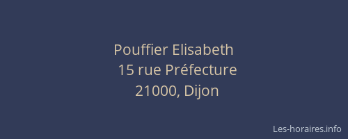 Pouffier Elisabeth