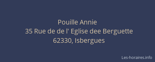 Pouille Annie