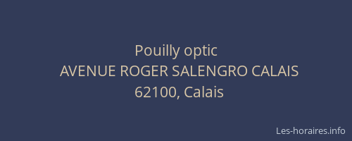 Pouilly optic