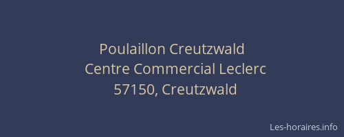 Poulaillon Creutzwald