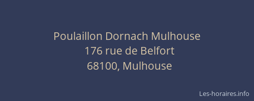 Poulaillon Dornach Mulhouse