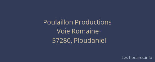 Poulaillon Productions