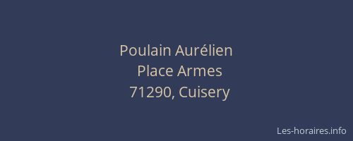 Poulain Aur&eacute;lien