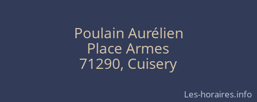 Poulain Aurélien