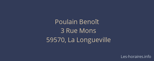 Poulain Benoît