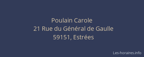 Poulain Carole