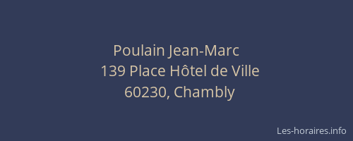Poulain Jean-Marc