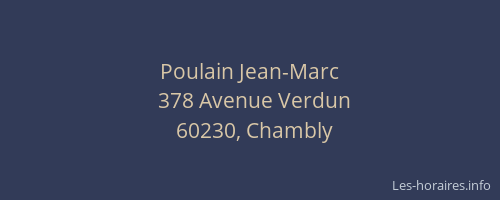 Poulain Jean-Marc