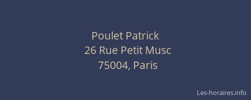 Poulet Patrick
