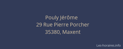 Pouly Jérôme
