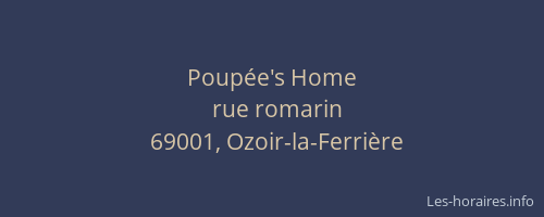 Poupée's Home