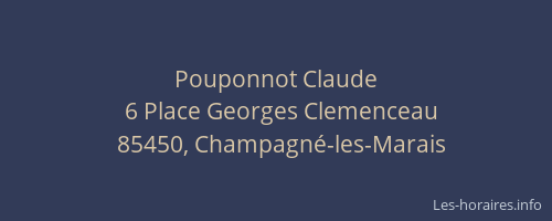 Pouponnot Claude