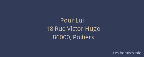 Pour Lui