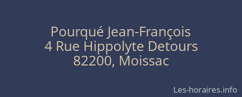 Pourqué Jean-François