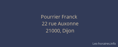 Pourrier Franck