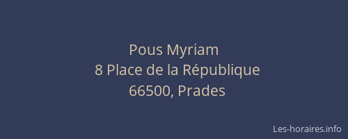 Pous Myriam