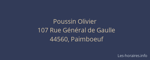 Poussin Olivier