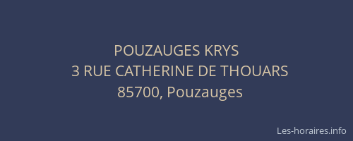 POUZAUGES KRYS