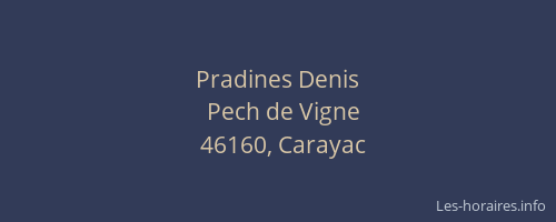 Pradines Denis