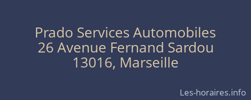 Prado Services Automobiles