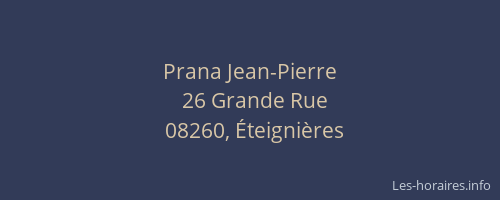 Prana Jean-Pierre