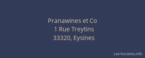 Pranawines et Co