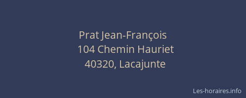 Prat Jean-François