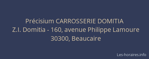 Pr&eacute;cisium CARROSSERIE DOMITIA