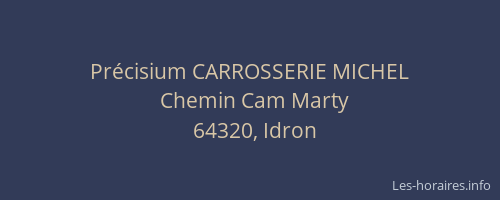 Pr&eacute;cisium CARROSSERIE MICHEL