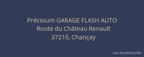 Pr&eacute;cisium GARAGE FLASH AUTO