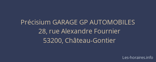 Précisium GARAGE GP AUTOMOBILES