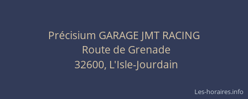 Précisium GARAGE JMT RACING