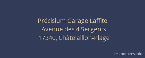 Précisium Garage Laffite