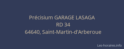 Précisium GARAGE LASAGA