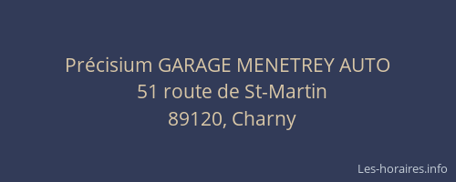 Pr&eacute;cisium GARAGE MENETREY AUTO