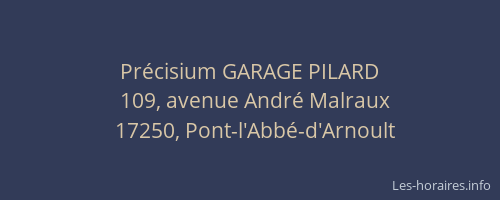 Précisium GARAGE PILARD