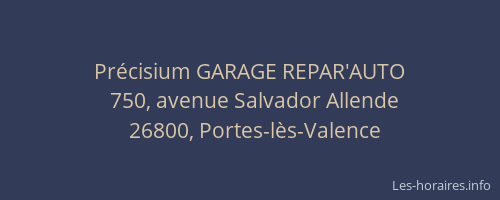 Pr&eacute;cisium GARAGE REPAR'AUTO