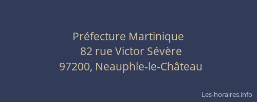 Préfecture Martinique