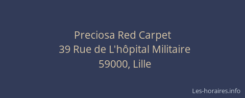 Preciosa Red Carpet