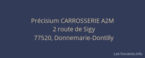 Précisium CARROSSERIE A2M