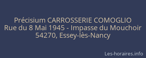 Précisium CARROSSERIE COMOGLIO