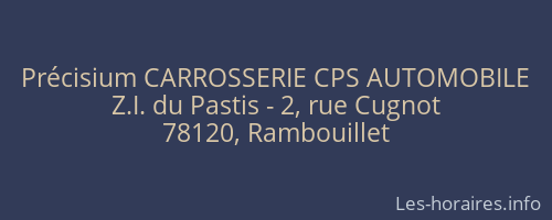 Précisium CARROSSERIE CPS AUTOMOBILE