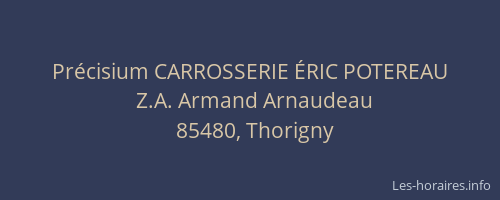 Précisium CARROSSERIE ÉRIC POTEREAU