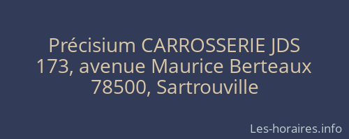 Précisium CARROSSERIE JDS