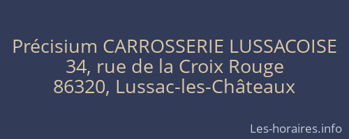 Précisium CARROSSERIE LUSSACOISE