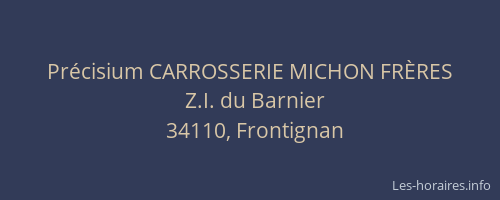 Précisium CARROSSERIE MICHON FRÈRES