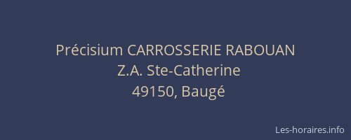 Précisium CARROSSERIE RABOUAN