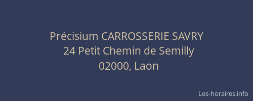Précisium CARROSSERIE SAVRY