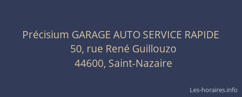 Précisium GARAGE AUTO SERVICE RAPIDE