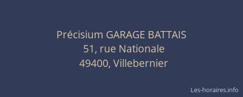 Précisium GARAGE BATTAIS